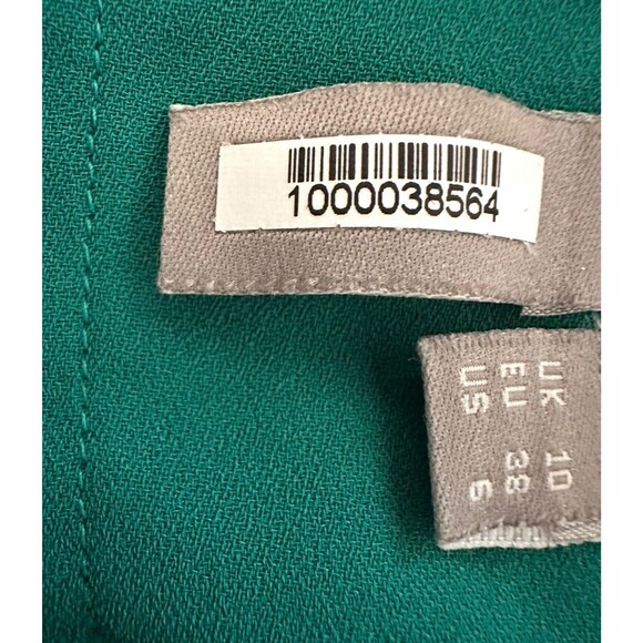 Asos Green Ruffle Sleeveless Wrap Top, Size 6 - Picture 4 of 4